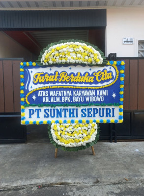 Papan Bunga Duka di Jatihandap